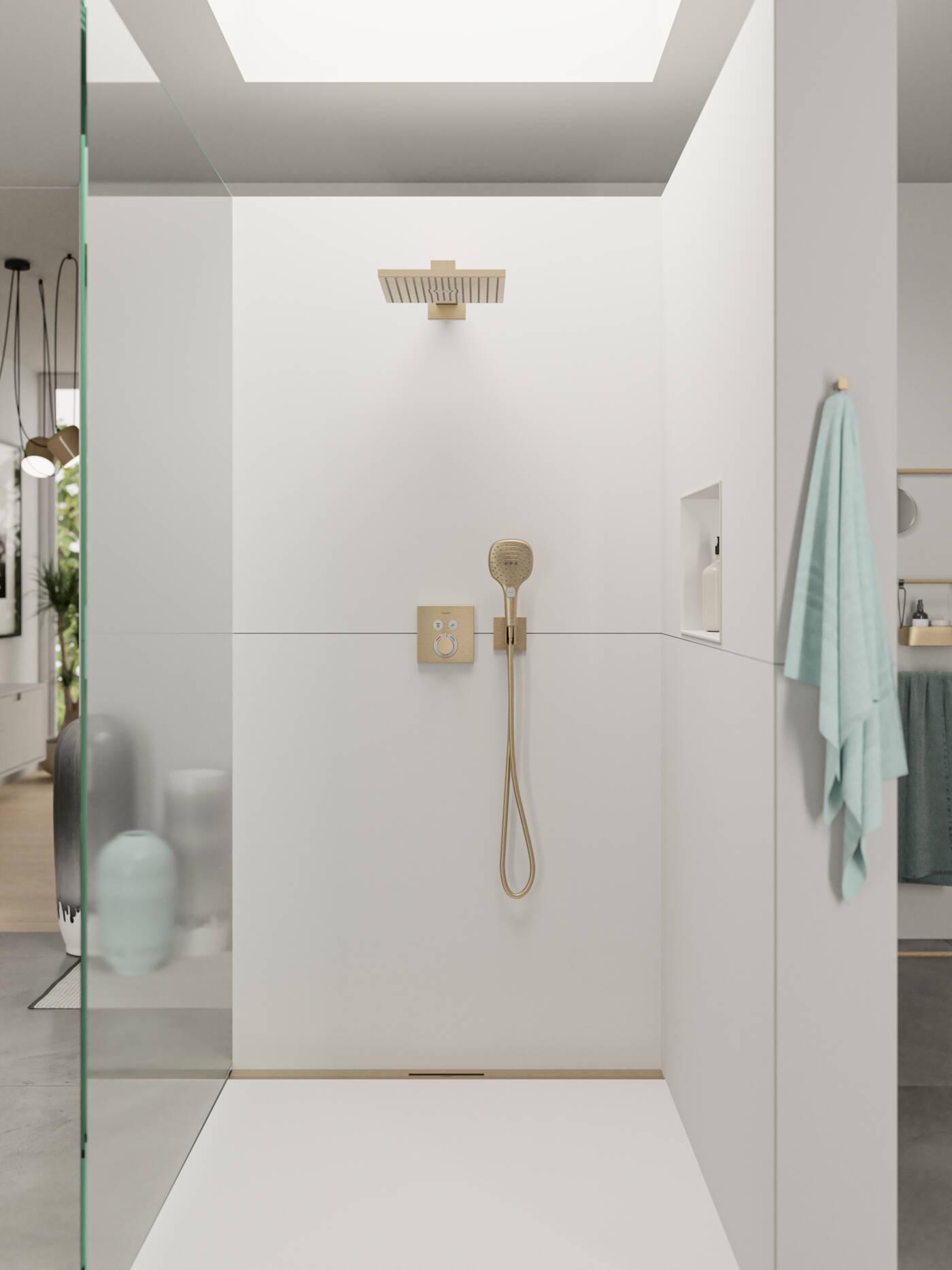 Душ верхний с кронштейном Hansgrohe Raindance 26238140 300 мм Бронзовый (142148) - фото 3