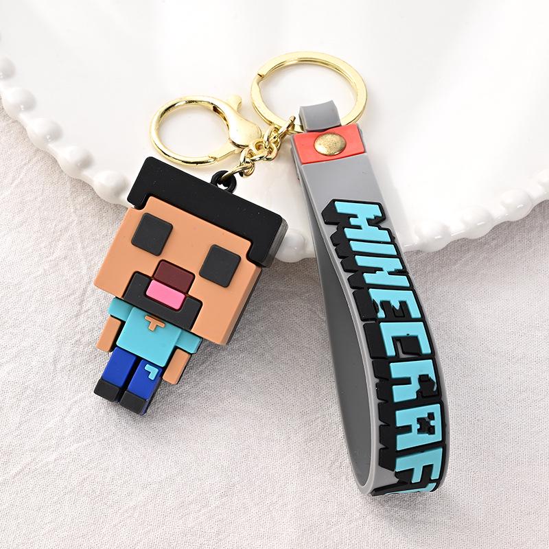 Брелок для ключей Minecraft Разноцветный (037)