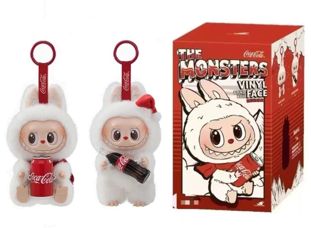 М'яка іграшка-брелок Labubu Coca Cola 16 см (27388058)