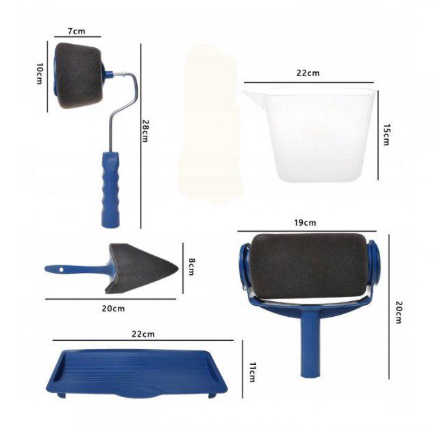 Комплект валиків з резервуаром Paint Roller для фарбування (14436) - фото 2 Комплект валиків з резервуаром Paint Roller для фарбування (14436) - фото 2