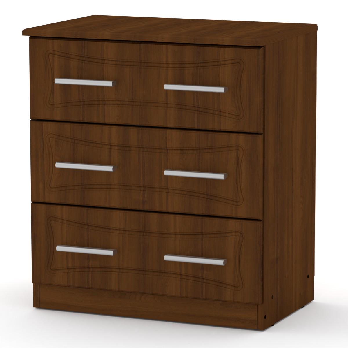 Комод для вещей Компанит 3А МДФ Орех