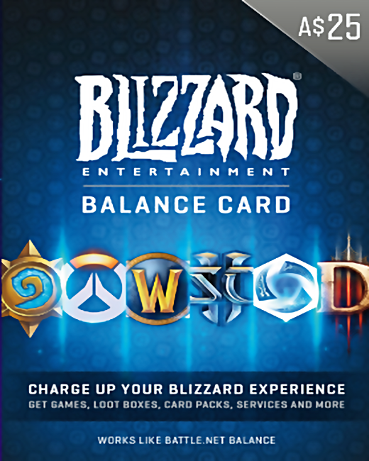 Подарочная карта Blizzard Battle.net 25 AUD