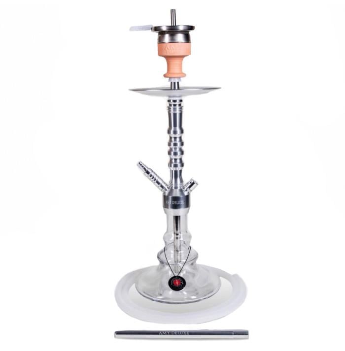 Кальян AMY Deluxe 070.02 Alu Zulu S на 1 персону 60 см Прозрачный (827267111)