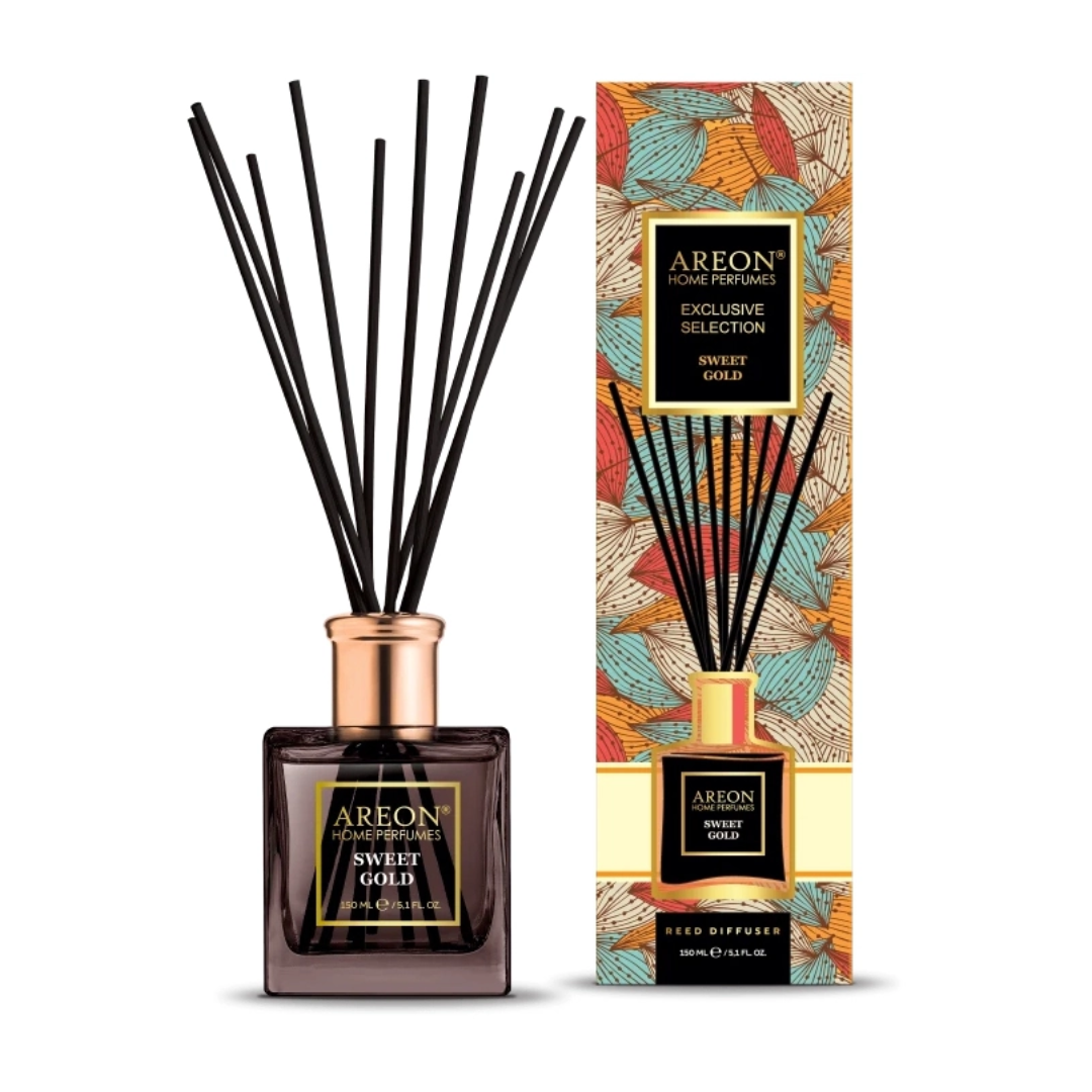 Аромадиффузор Areon Home Perfumes Exclusive Sweet Gold 150 мл (are-11)