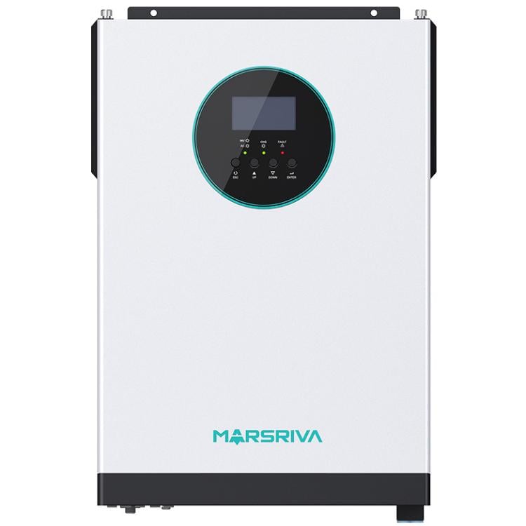 Інвертор з чистою синусоїдою Marsriva Premium OFF-G 5KW 230V RS232/RS485 CE PF1 VOL VM II kW-48V WiFi White (MR-SPF5000-II) Інвертор з чистою синусоїдою Marsriva Premium OFF-G 5KW 230V RS232/RS485 CE PF1 VOL VM II kW-48V WiFi White (MR-SPF5000-II)