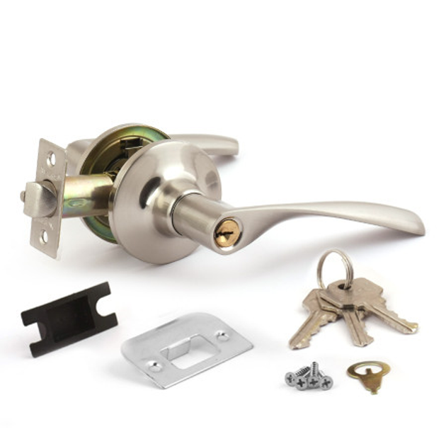 Засувка Avers 8023-01-Nis з фіксацією Сатин (303234E) Засувка Avers 8023-01-Nis з фіксацією Сатин (303234E)