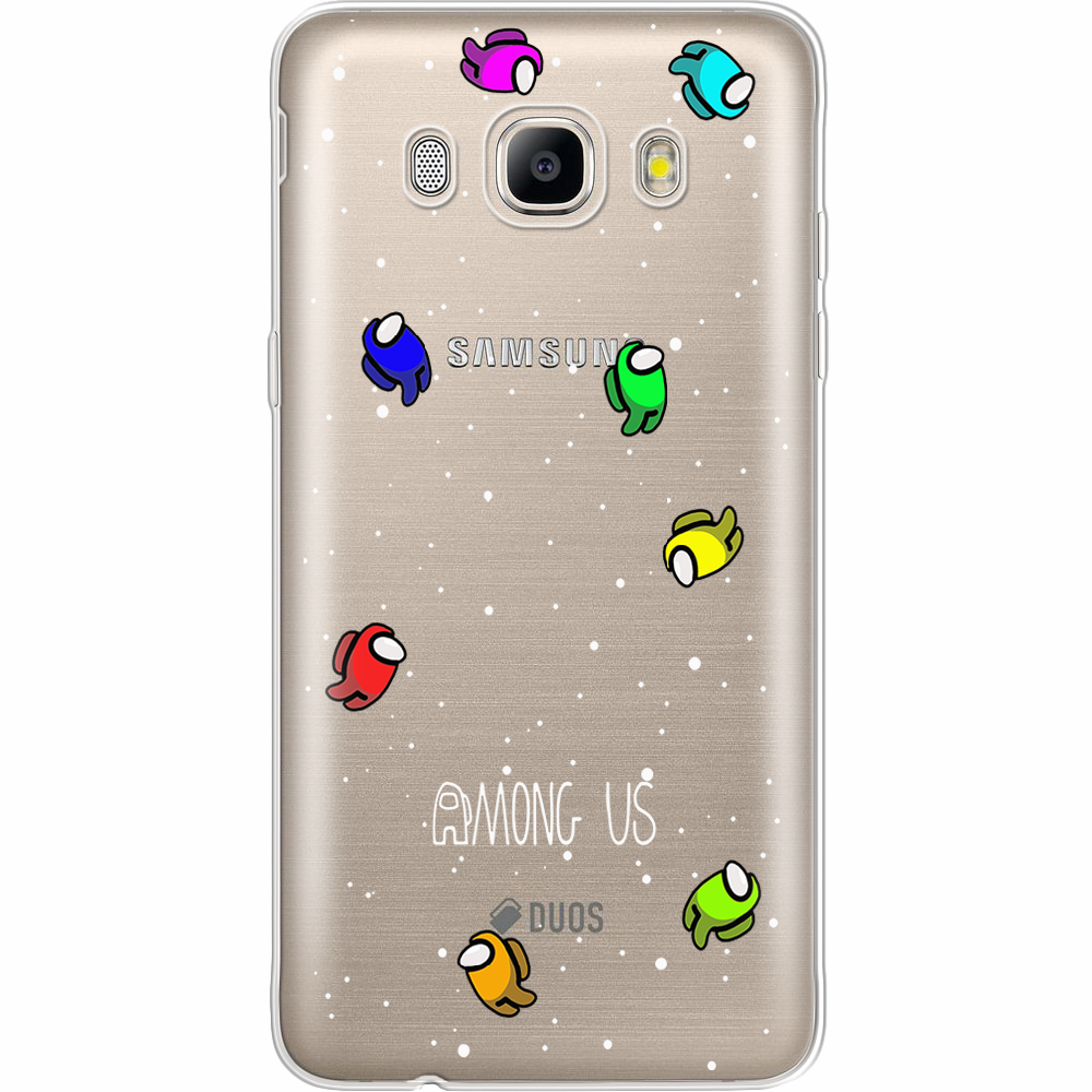 Чехол BoxFace Samsung J510 Galaxy J5 2016 Among Us Invisible Прозрачный силикон (25137-bk76-25137)
