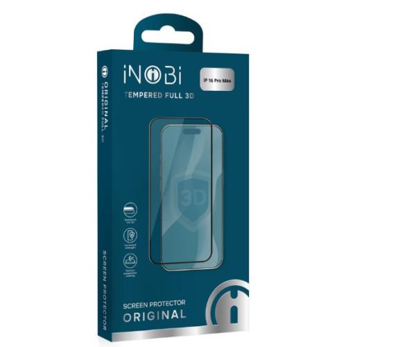 Защитное стекло iNOBI 3D для iPhone 16 Pro Max