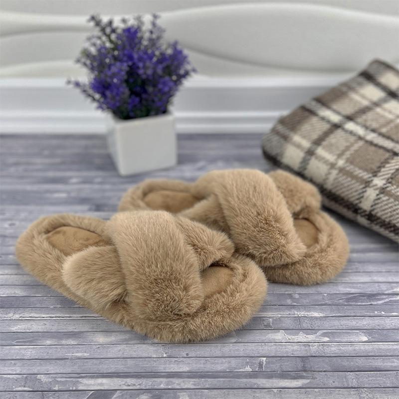 Домашні тапочки жіночі SANLINE Е-007475-2 хутряні 23 см p. 36 Коричневий (66774583) - фото 3 Домашні тапочки жіночі SANLINE Е-007475-2 хутряні 23 см p. 36 Коричневий (66774583) - фото 3