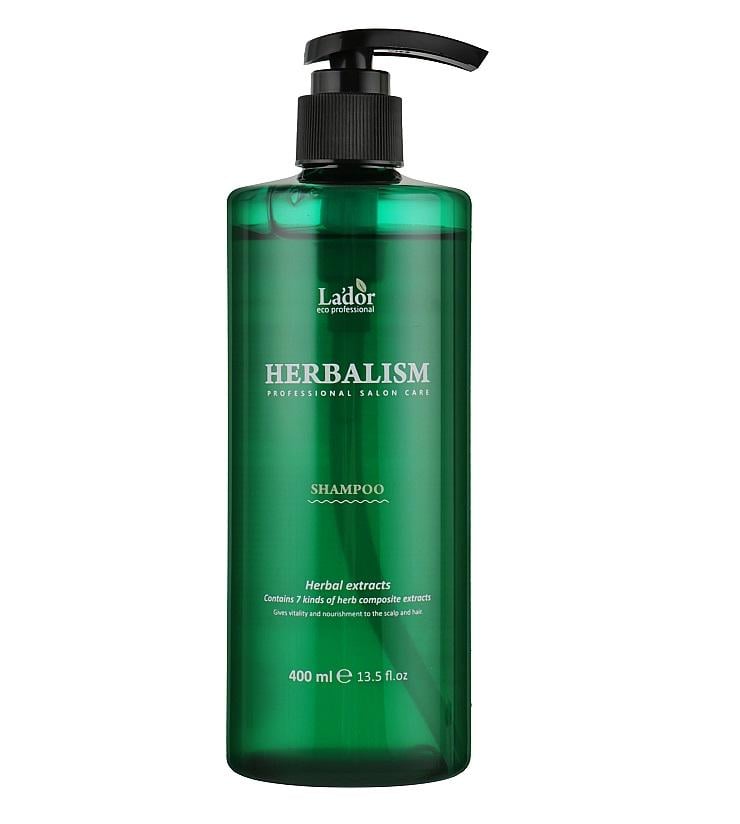 Шампунь с травяными экстрактами успокаивающий Herbalism Shampoo Lador 400 мл (8809181931835)