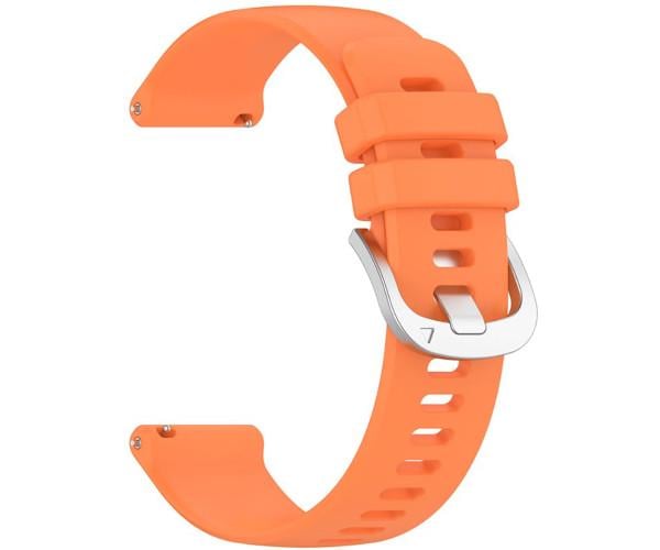 Ремешок силиконовый для смарт-часов Garmin Venu 4 41/18 мм Оранжевый (49530)