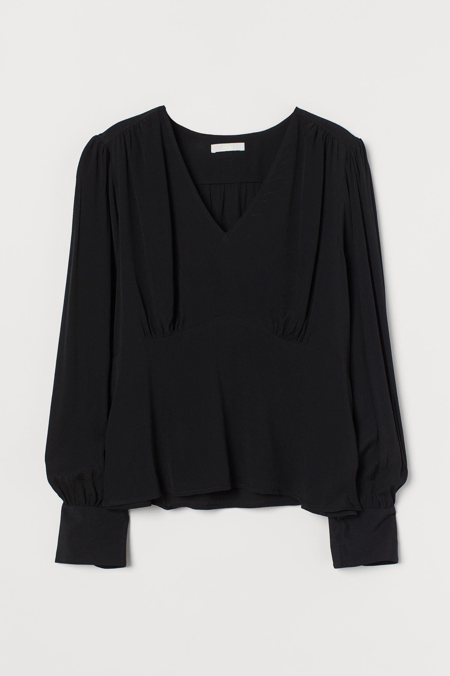 Блуза H&M M Черный (18079299292)