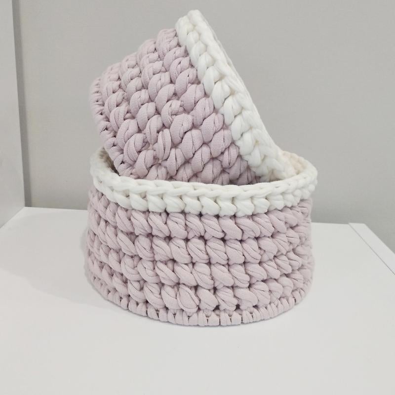 Набор корзинок органайзеров ручной работы (23543-Нов)