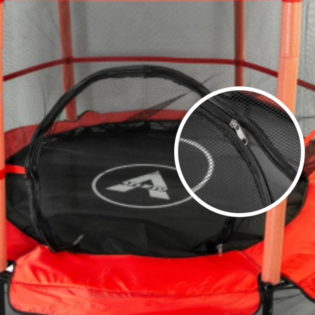 Батут детский Atleto комнатный с сеткой 140 см Красный (21000401) - фото 11 Батут детский Atleto комнатный с сеткой 140 см Красный (21000401) - фото 11