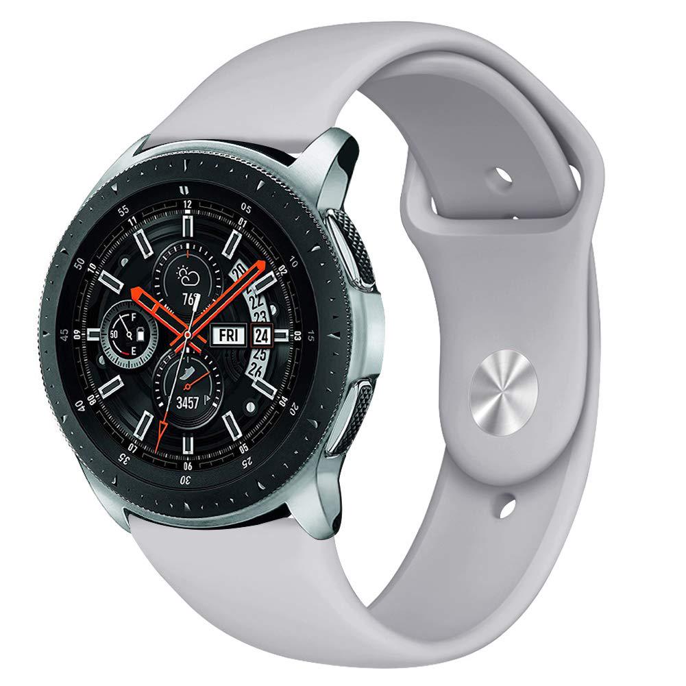 Ремінець силіконовий BeWatch для Samsung Galaxy Watch 46 мм/3 45 мм/Gear S3 22 мм Сірий (1020304) - фото 2