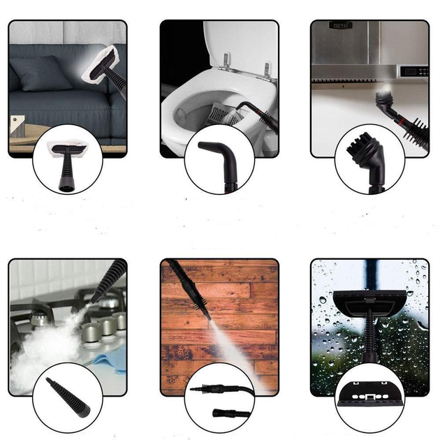 Отпариватель Steam Cleaner с функцией пароочистителя (DF-A001) - фото 6