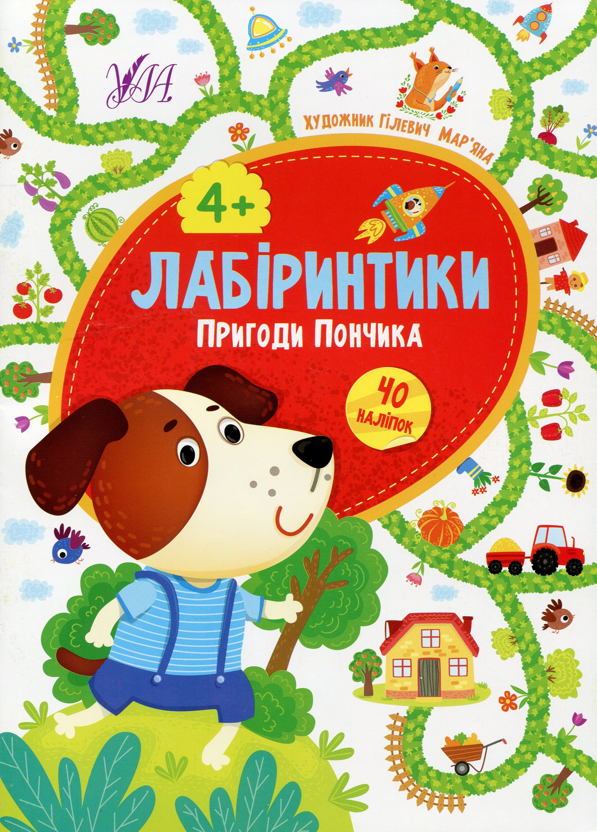 Книга "Лабіринтики. Пригоди Пончика 4+" Юлія Сікора 9789662849462