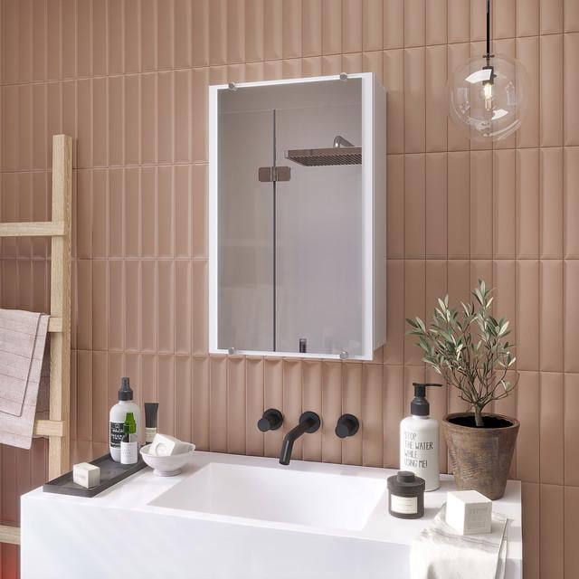 Шафа для ванної кімнати Компаніт 40х17х64 см 26294329 Білий - фото 3