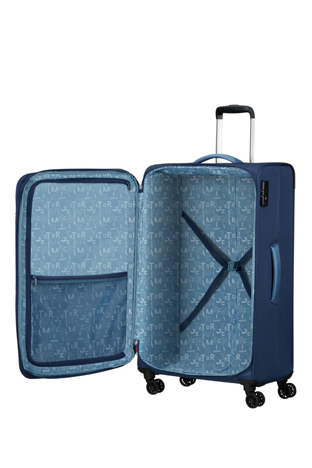 Валіза American Tourister PULSONIC 81x49x31/34 см Темно-синій (MD6*41003) - фото 3