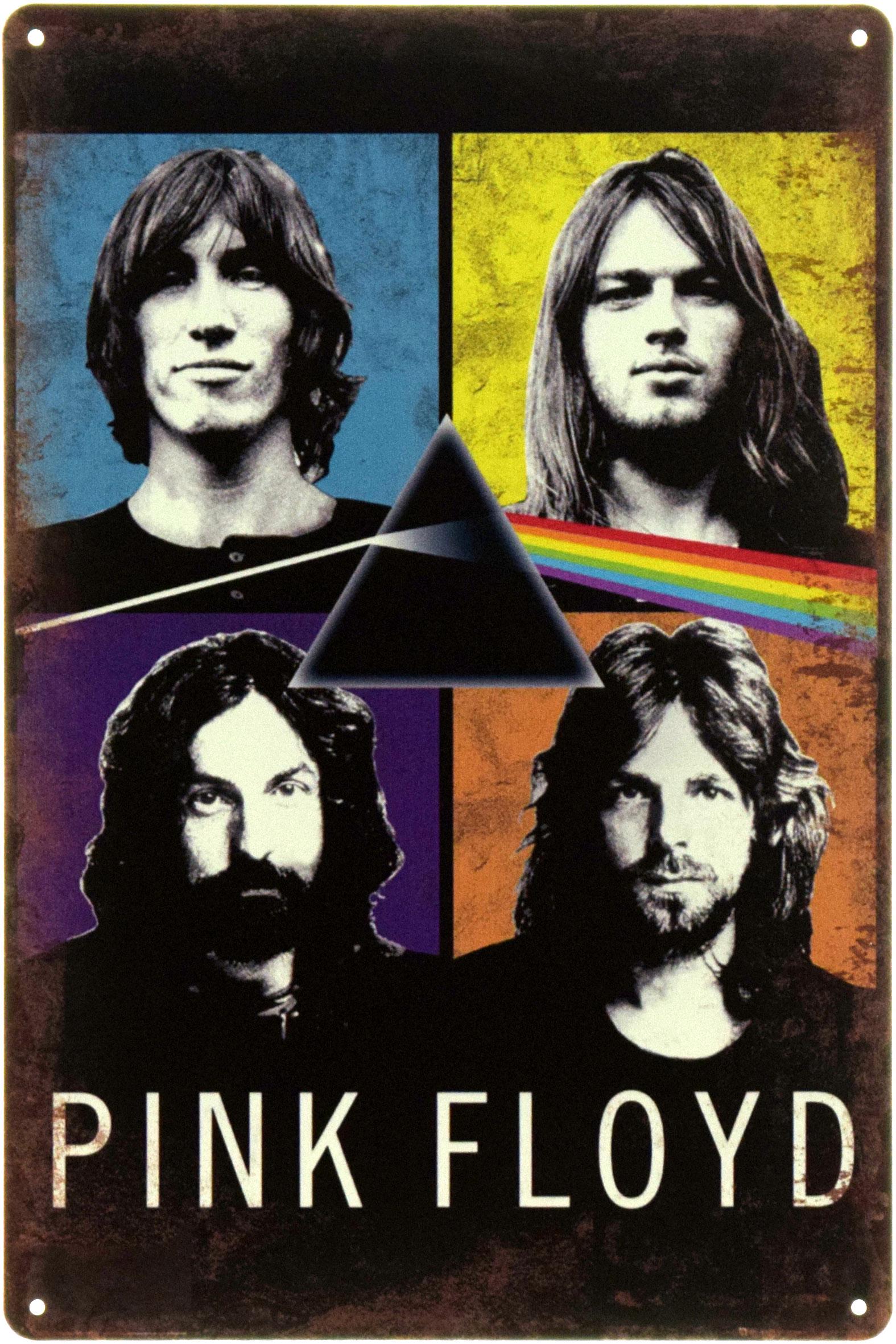 Табличка металева Pink Floyd Чотири Титани 20x30 см (ms-104485)