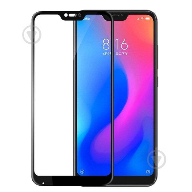 Захисне скло Walker Full Glue для Xiaomi Mi A2 Lite / Redmi 6 Pro Чорний (hub_SnoL44585) - фото 1