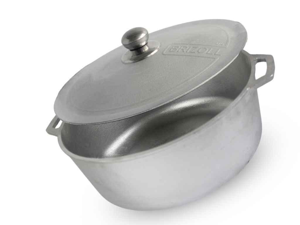 Кастрюля Brizoll алюминиевая 6 л с крышкой (953052)