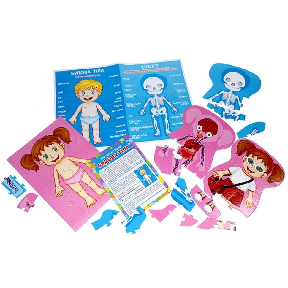 Пазли навчальніБудова тіла 13164012 плакат 58 шт. - фото 4 Пазли навчальніБудова тіла 13164012 плакат 58 шт. - фото 4