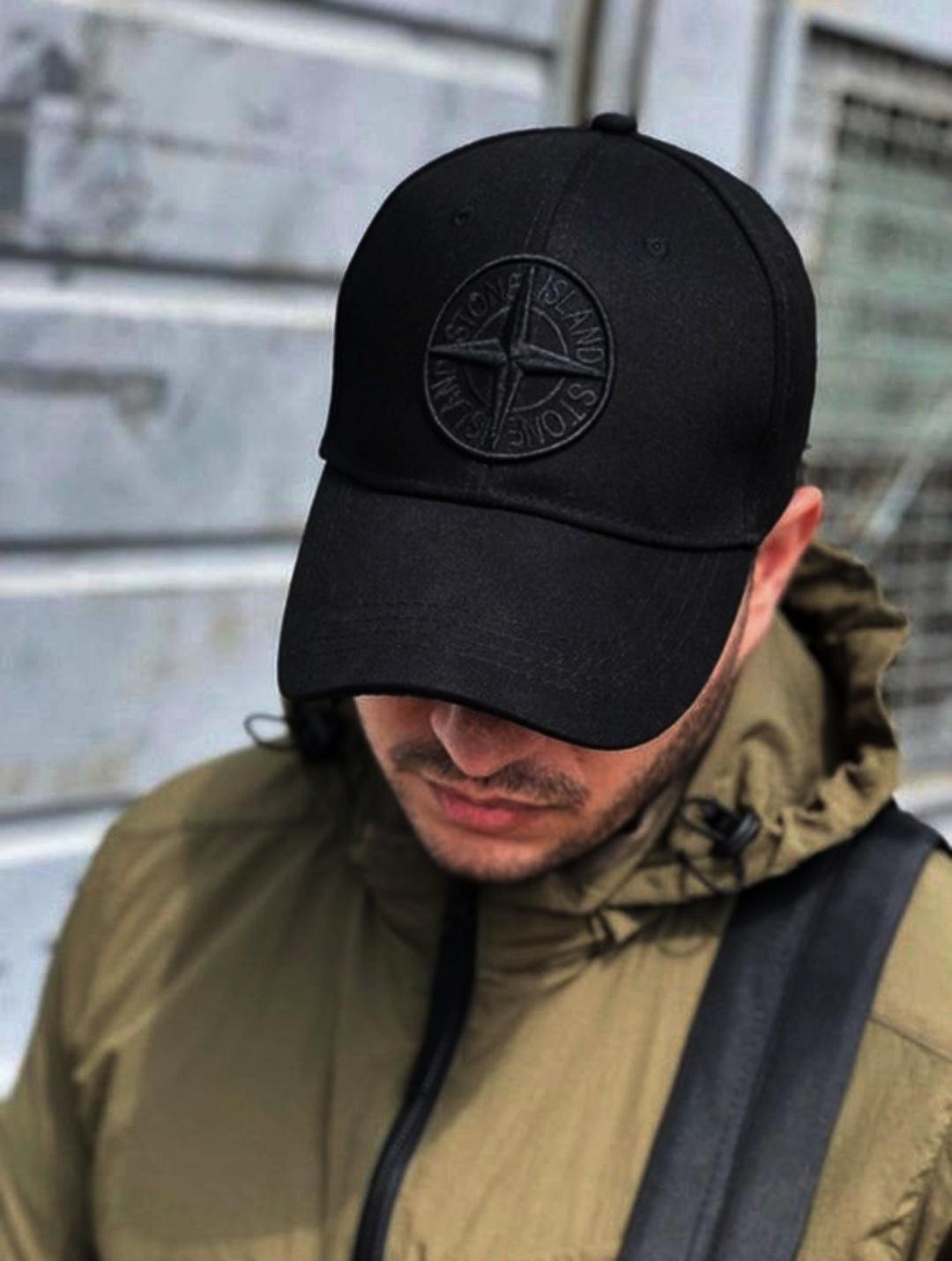 Кепка бейсболка Wuke Stone Island із вигнутим козирком унісекс one size (B510) - фото 5