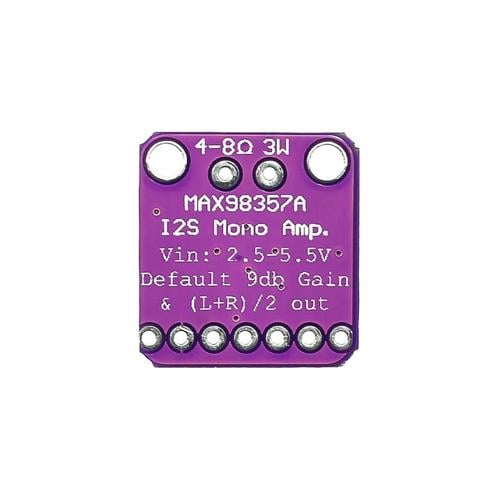 Підсилювач потужності 3 Вт клас D з інтерфейсом I2S на базі MAX98357A для проектів Arduino та мікроконтролерів (5116-c586e) - фото 2 Підсилювач потужності 3 Вт клас D з інтерфейсом I2S на базі MAX98357A для проектів Arduino та мікроконтролерів (5116-c586e) - фото 2