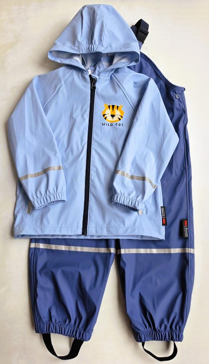 Дождевик-костюм детский Lupilu без утепления грязеотталкивающий 110-116 см (119457/879689)