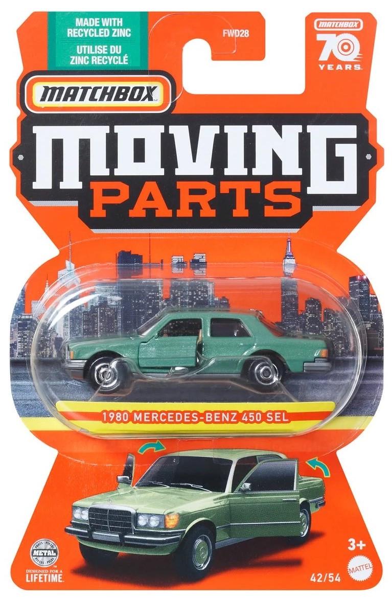 Игрушечная машинка Matchbox 1980 Mercedes-Benz 450 SEL 2023 Moving Parts №42 (HLG27) - фото 2
