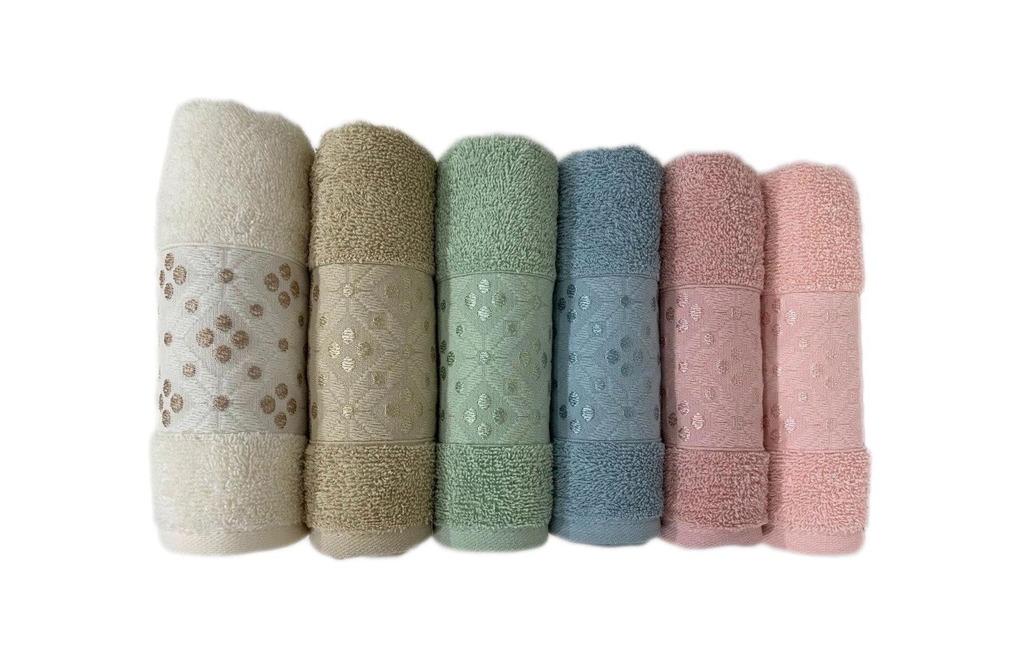 Набор полотенец Cestepe Cotton Regnum Nagihan 30х50 см 6 шт. (18836)
