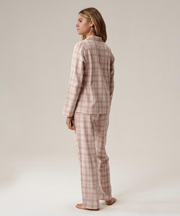 Піжама жіноча Atlantic NLP-505 сорочка/штани фланелева в клітинку M Лавандовий (2802478139) - фото 2 Піжама жіноча Atlantic NLP-505 сорочка/штани фланелева в клітинку M Лавандовий (2802478139) - фото 2