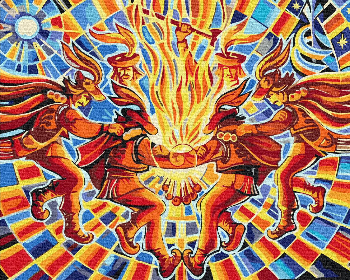 Картина по номерам Brushme Танец Аркан 40x50 см (BS53314) Картина по номерам Brushme Танец Аркан 40x50 см (BS53314)