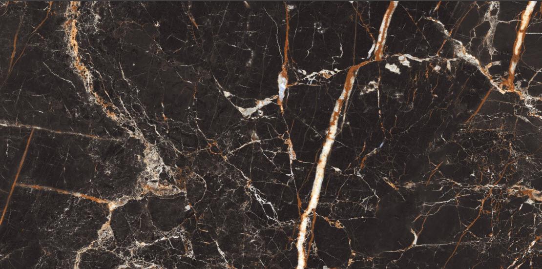 Плитка керамічна Marquina Grande 60x120 см Golden (00-00011757) - фото 3