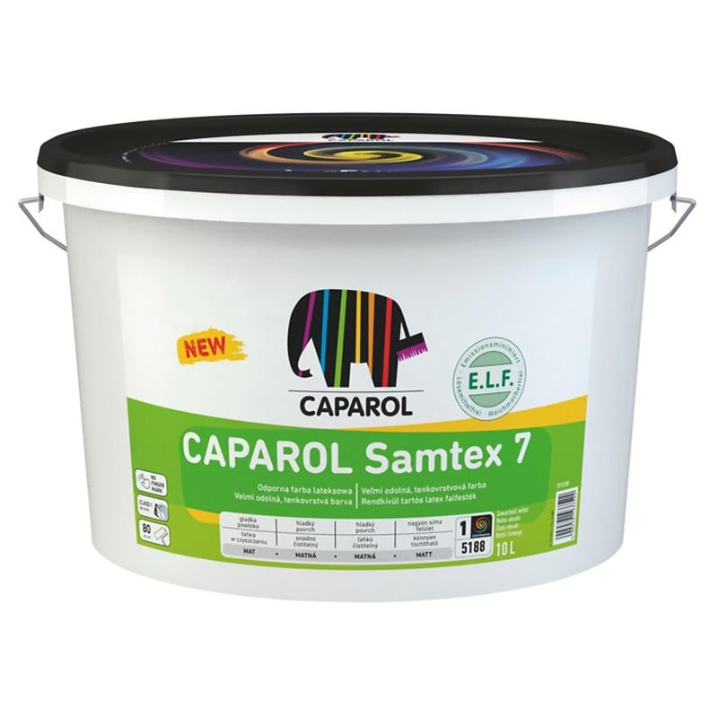 Краска латексная Caparol Samtex 7 E.L.F. База 1 шелковисто-матовая 10 л
