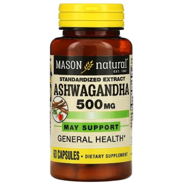 ᐉ Ашваганда Mason Natural Ashwagandha 500 мг 60 капс. (000021418 ...