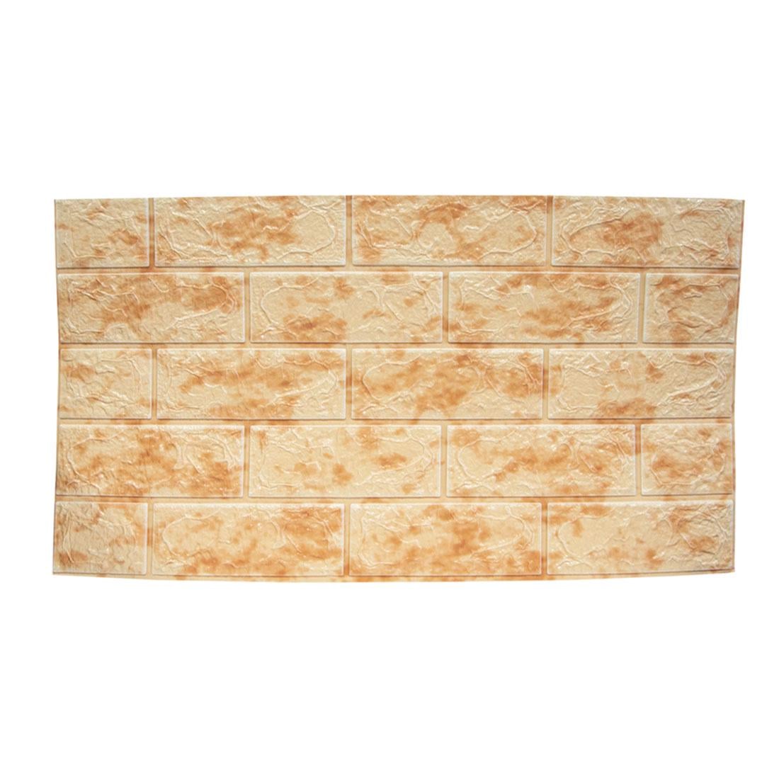 Самоклеющиеся 3D панели 6 шт.Коричневый (1009749-Brown)