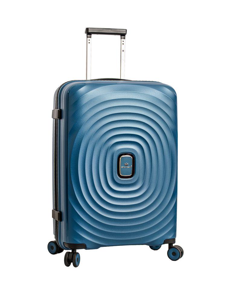 Чемодан дорожный большой Snowball 35203 L 107 л полипропилен Синий