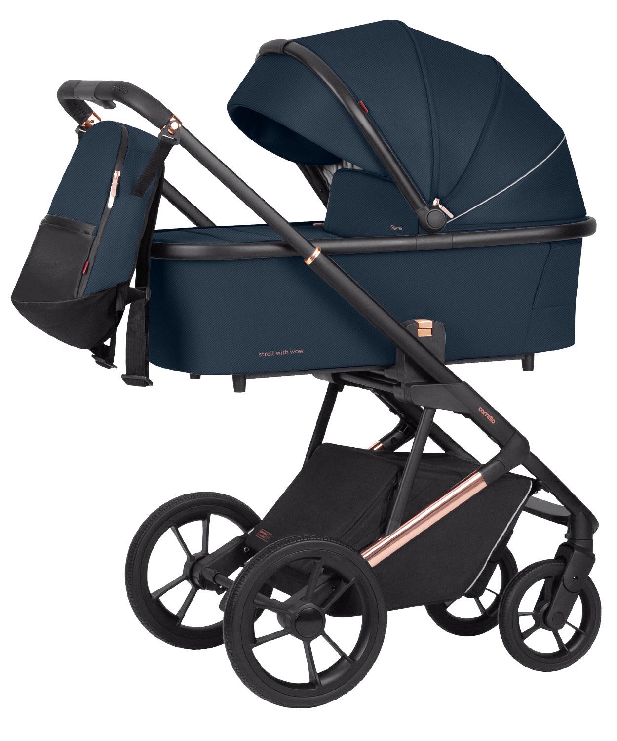 Коляска-книжка Carrello Sigma NF 2в1 Navy Blue (CRL-6509) - фото 2 Коляска-книжка Carrello Sigma NF 2в1 Navy Blue (CRL-6509) - фото 2