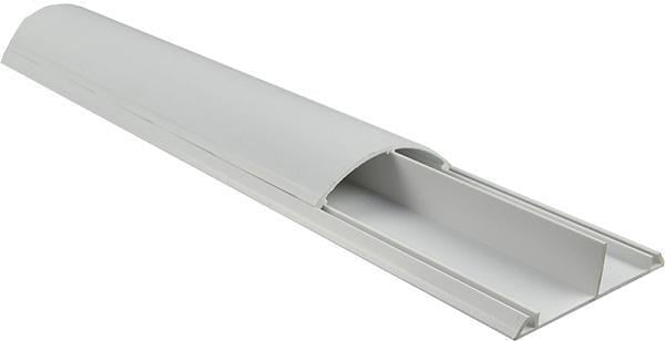 Канал кабельный напольный АСКО-УКРЕМ 100x25 мм 1000 мм с клеевым ПВХ слоем Белый (A0070030020)