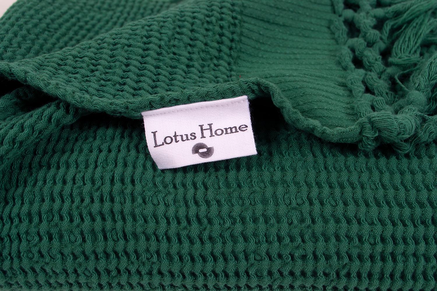 Плед Lotus Home Rius 130x170 см Зелений (svt-2000022336864) - фото 3 Плед Lotus Home Rius 130x170 см Зелений (svt-2000022336864) - фото 3