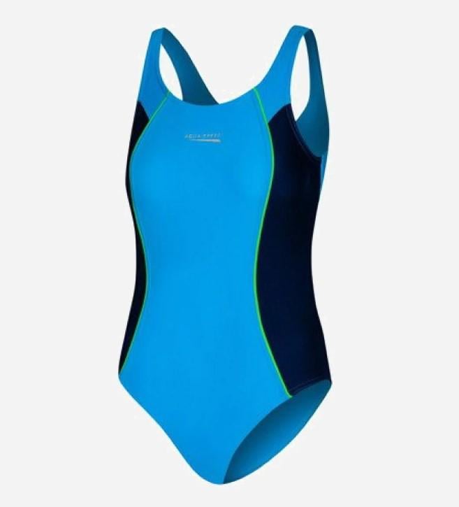 Купальник детский Aqua Speed LUNA 116 см Голубой/Черный (309-24 116)