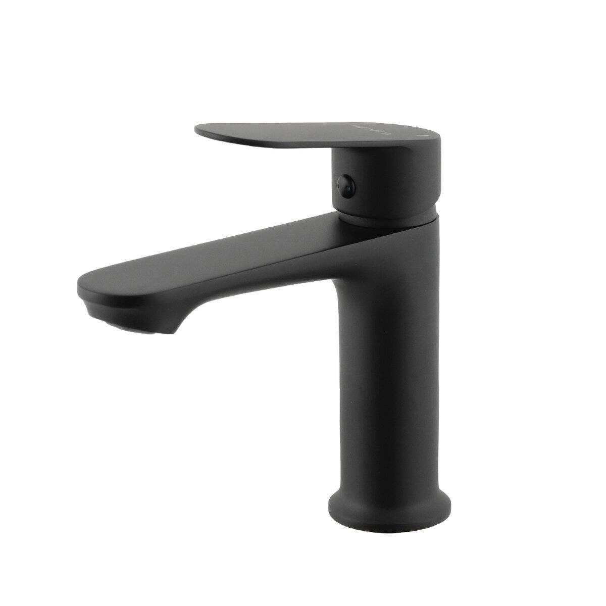 Смеситель для умывальника Venta BF125MB однорычажный Черный матовый (SW-104254)