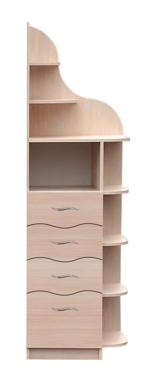 Шкаф МАКСИ-МЕбель 550 Яся с полками фасады из ДСП 1 кат. Дуб молочный (9363) Шкаф МАКСИ-МЕбель 550 Яся с полками фасады из ДСП 1 кат. Дуб молочный (9363)