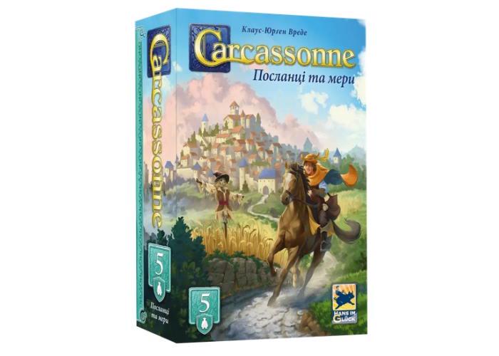 Настольная игра CARCASSONNE ПОСЛАНЦЫ И МЭРЫ Дополнение 5 (FI25070)