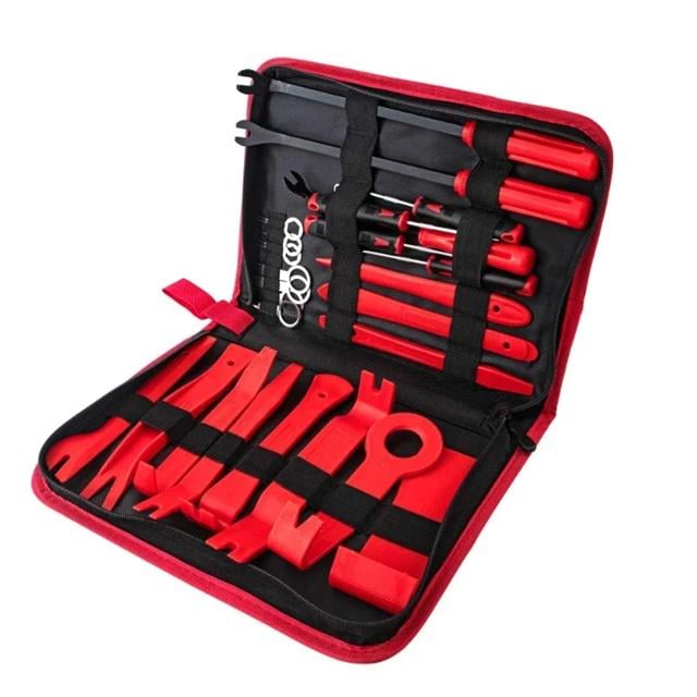 Набір знімачів для обшивки та плоскогубці для зняття кліпсів у сумці 19 пр. (28576876) - фото 9 Набір знімачів для обшивки та плоскогубці для зняття кліпсів у сумці 19 пр. (28576876) - фото 9