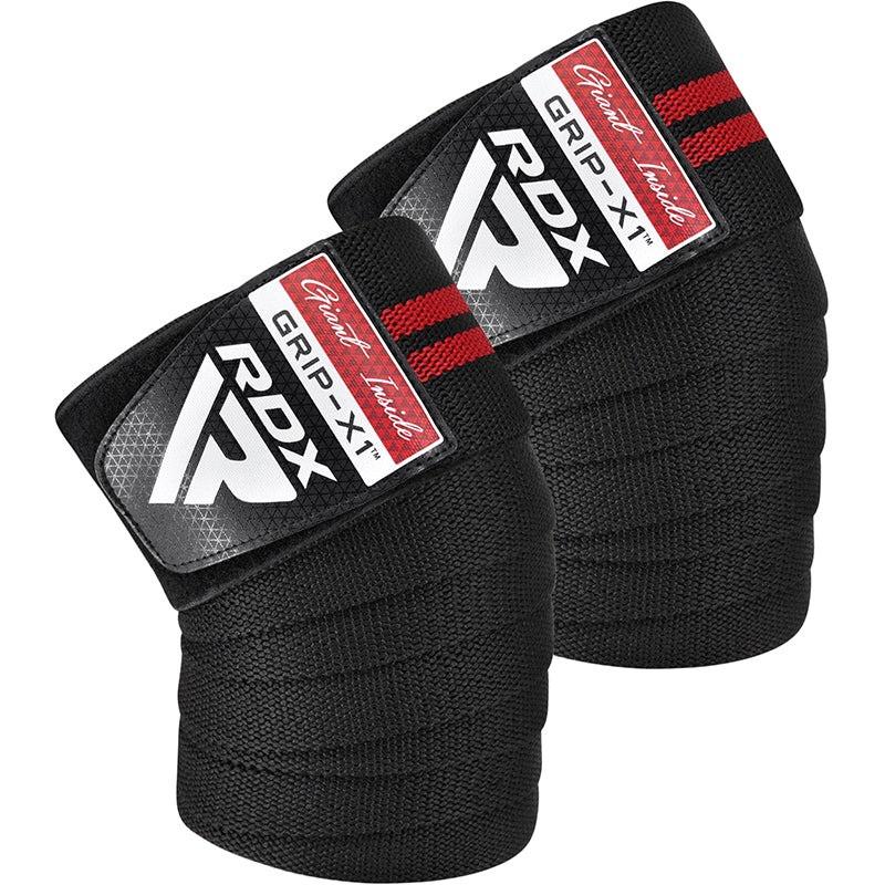 Бинти на коліна RDX GYM KNEE WRAP R11 Black/Red