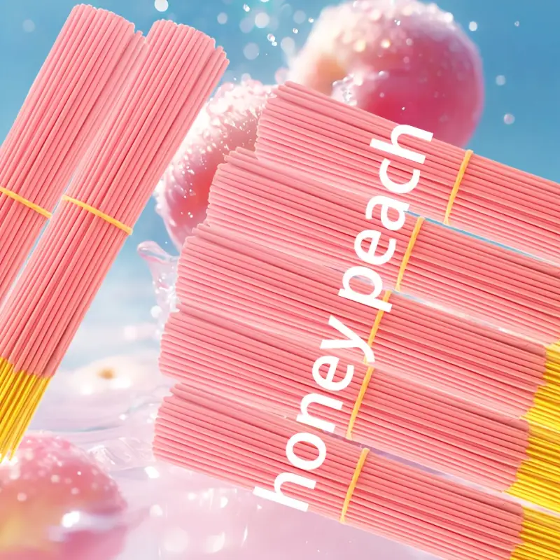 Аромапалочки Персик с бамбуковым ядром 20 шт. Розовый (27086329) - фото 2 Аромапалочки Персик с бамбуковым ядром 20 шт. Розовый (27086329) - фото 2