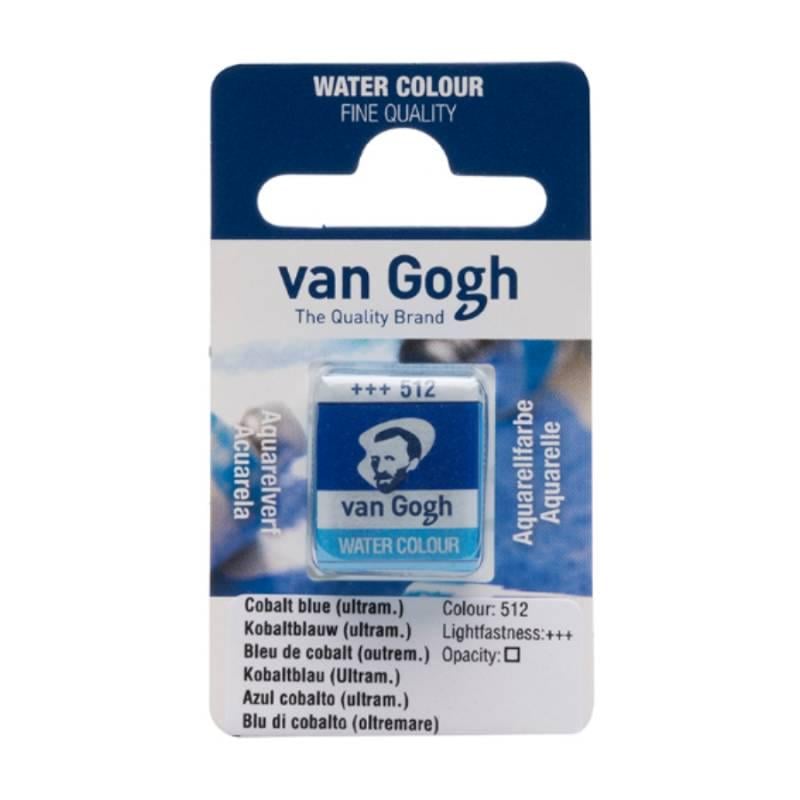Акварельная краска Van Gogh кювета 1,5 мл 512 Кобальт синий Ультрамарин (20865121)